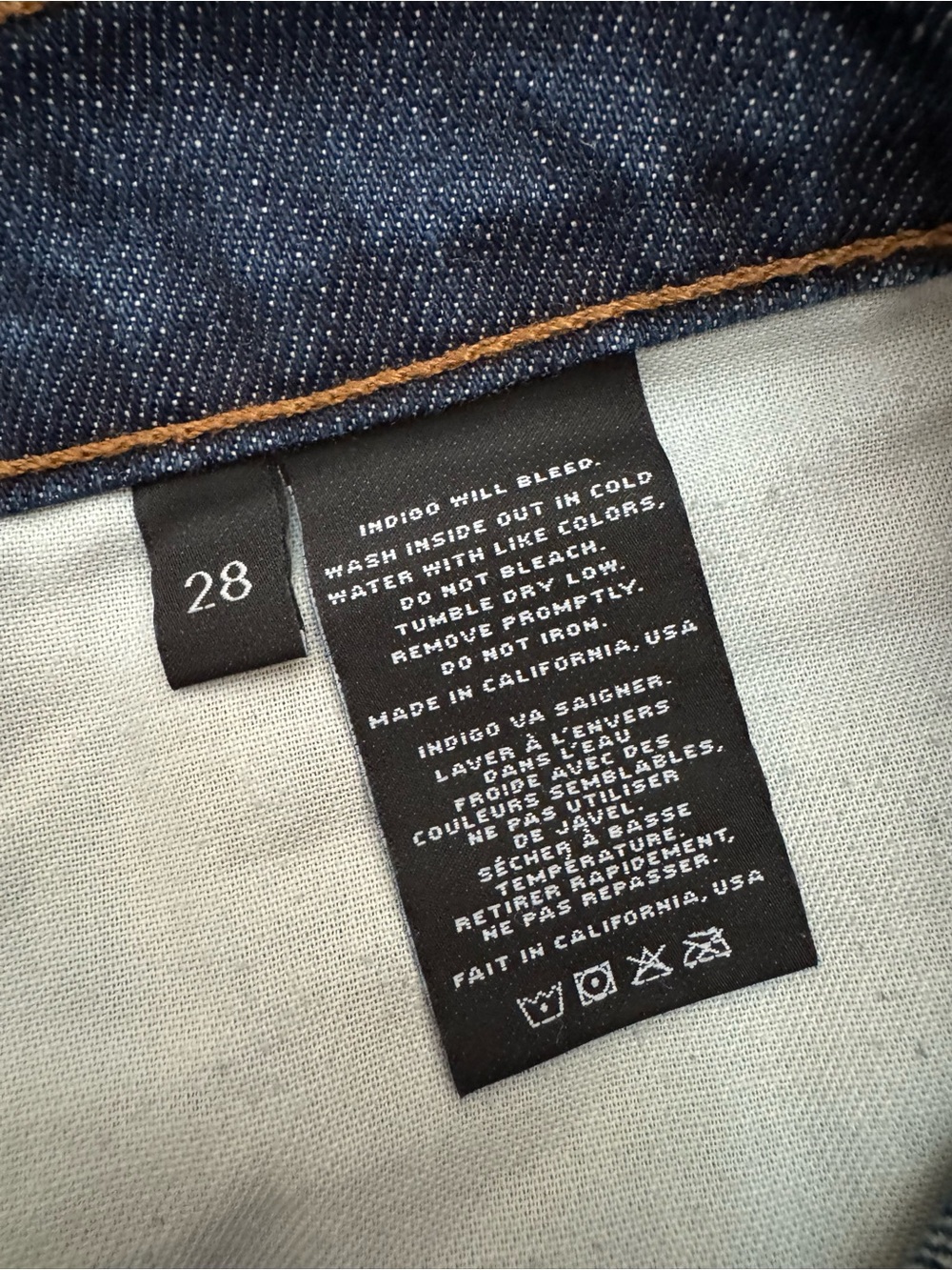 J Brand Cut-Off Short Ringer Size 28 - Picture 5 of 11